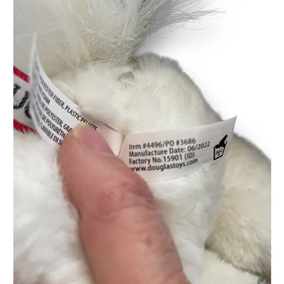 Douglas Unicorn Plush Elodie White & Senna Rainbow Nursery Decor 9” Lot of 2 - Picture 12 of 15